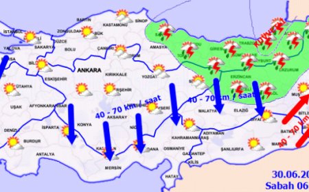 Doğu Anadolu ve Karadeniz’de kuvvetli yağış!