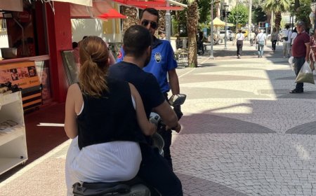 Manisa’da yaya yollarına motosiklet denetimi