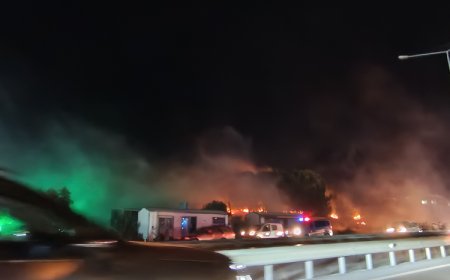 Bursa Mudanya Yolu’nda alevler yükseldi! Çağrışan’da yangın paniği!