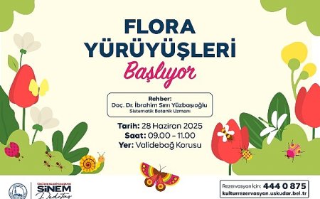 Üsküdar’da Flora Yürüyüşleri Başlıyor