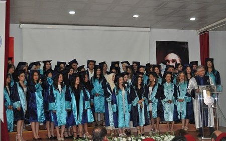 EÜ Ödemiş Sağlık Bilimleri Fakültesinde mezunlar sektöre uğurlandı