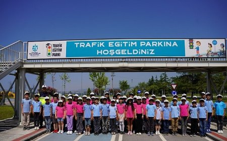 Büyükşehir’in Trafik Eğitim Parkı’na yoğun ilgi