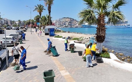 Başkan Çerçioğlu’ndan Kuşadası’nda Çevre Seferberliği