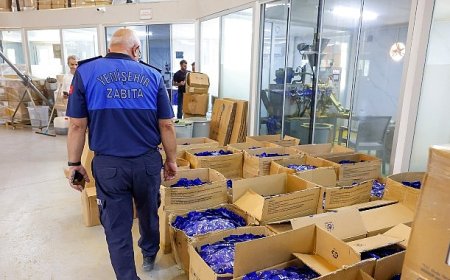 Yenişehir Belediyesi ruhsatsız gıda takviyesi üreten tesisi mühürledi