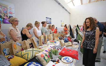 Kadınların el emeği sergiyle taçlandı