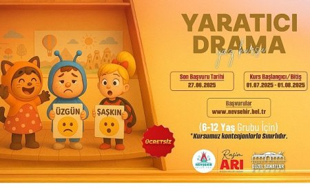 Yaratıcı Drama Kursu İçin Kayıtlar Başladı