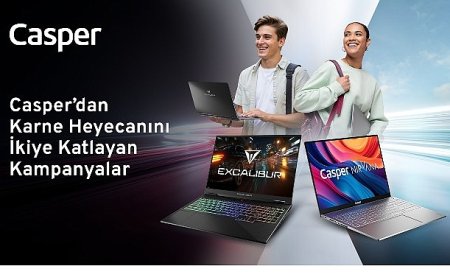 Karne coşkusu teknoloji ile buluştu  Casper’dan karne heyecanını ikiye katlayan kampanyalar