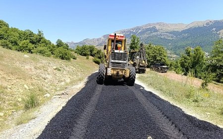 Alanya’nın yayla yollarında yaz mesaisi