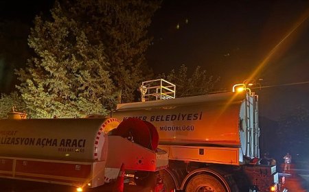 Kemer’de trafo yangını