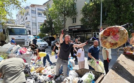 Başkan Görkem Duman vatandaşlarla çöp topladı