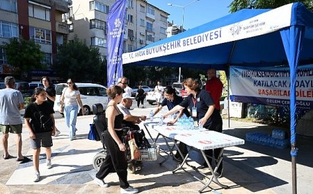 Başkan Çerçioğlu Üniversite Adaylarının Yanında