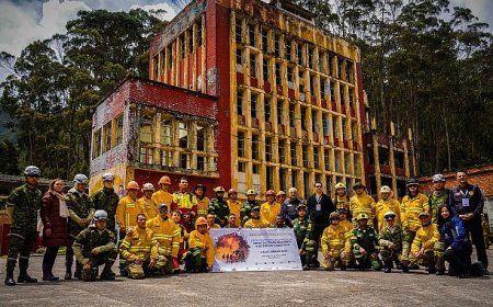 Konya İtfaiyesi TİKA İşbirliğiyle Kolombiyalı İtfaiyecilere Eğitim Verdi