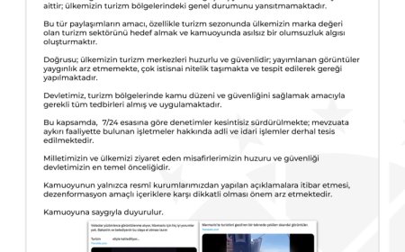 DMM: Turizm bölgelerimizi hedef alan görüntüler asılsız