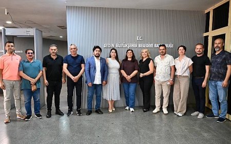 Başkan Çerçioğlu’na Aydın Büyükşehir Gazeteciler Cemiyeti’nden Ziyaret