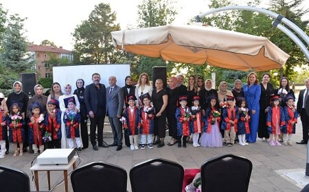 Miniklerin Mezuniyet Sevinci