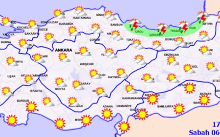 Sıcaklık mevsim normallerinde, rüzgar yer yer kuvvetli!