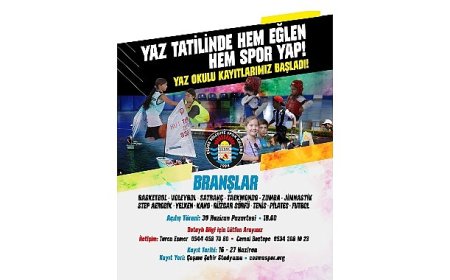 Çeşme Belediye Spor Kulübü Yaz Spor Okulu başvuruları başladı