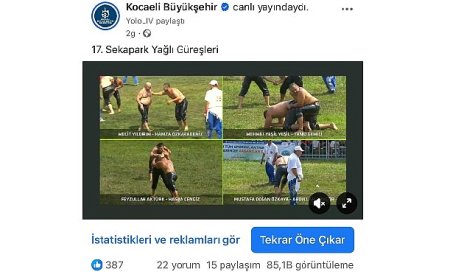 Sekapark Yağlı Güreşleri dijitalde milyonlara ulaştı