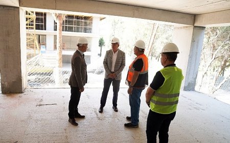 Ege Üniversitesinde yeni teknopark binası hızla yükseliyor