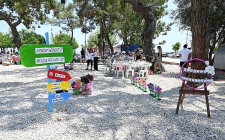 Minik öğrenciler piknikte eğlendi