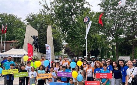 Bisiklet tutkunları, pedallarını TEGV’li çocuklara umut olmak için çevirdi
