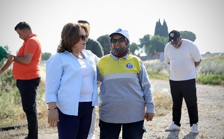 Başkan Gençay, kekik hasadına katıldı