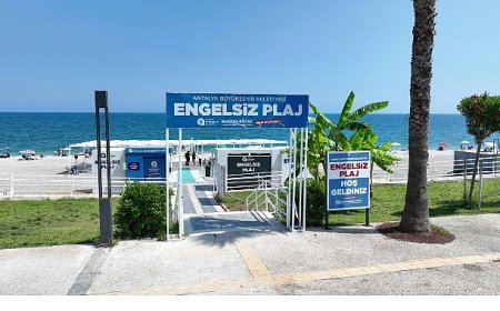 Konyaaltı Engelsiz Plaj yaza hazırlanıyor