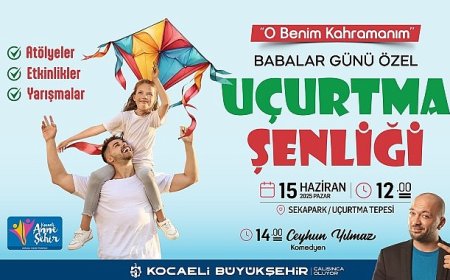 Sekapark’ta uçurtmalar babalar için uçacak