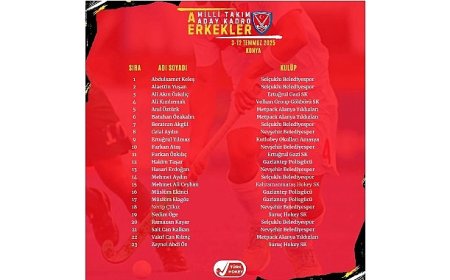 5 Oyuncumuz A Milli Erkek Hokey Takımı’nın Aday Kadrosunda