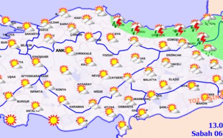Meteoroloji uyardı! Sağanak yağış ve toz taşınımına dikkat!