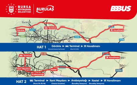 Bursa Yenişehir Havalimanı’na yeni ulaşım seferleri başladı