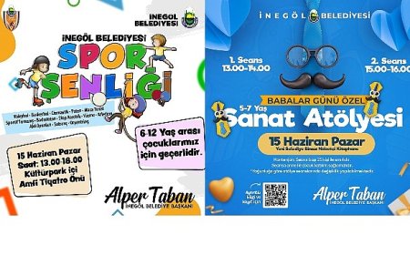 İnegöl Belediyesi’nden Babalar Gününde İki Ayrı Etkinlik