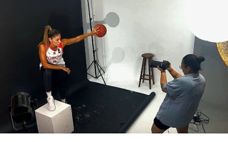 Türkiye’nin en kapsamlı kadın ve spor sergisi için çekimlere başlandı