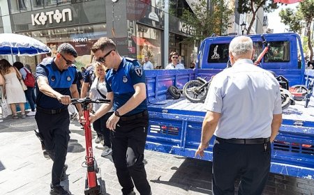 Yaya yollarında scooter ve motora geçit yok