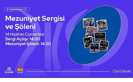 Mezuniyet Sergisi ve Şöleni, 14 Haziran Cumartesi Günü Zeytinburnu Kültür Sanat’ta!