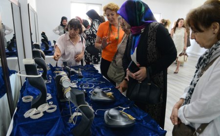 NİLSEM’de eğitim alan kadınların el becerileri beğeni topladı