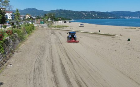 Ordu’da plajlar deniz sezonuna hazırlıyor