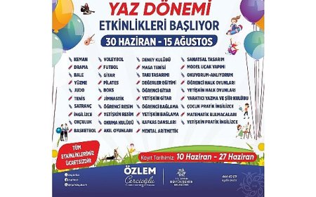 Başkan Çerçioğlu ile Aydınlı Çocuklar Yaz Tatilinde Eğlenirken Öğrenecek