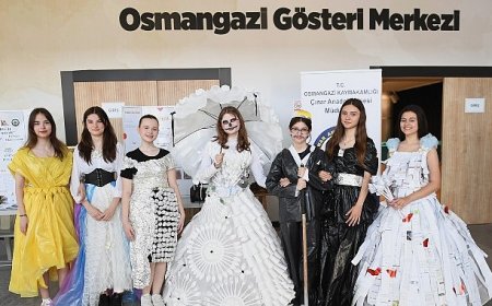 Osmangazi’de öğrenciler atık toplamak için yarıştı