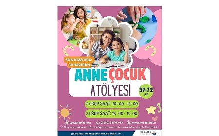 KO-MEK’te “Anne-Çocuk Atölyesi” başlıyor