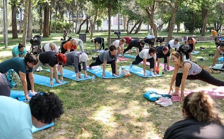 Buca’da yoga, pilates ve zumba dersleri açık havaya taşındı