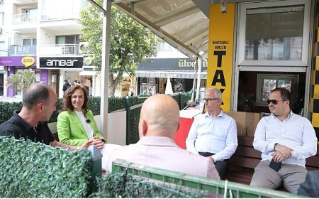 Başkan Ünsal’dan taksi duraklarına bayram ziyareti