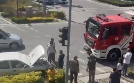 Düzce’de otomobil yangını paniğe neden oldu