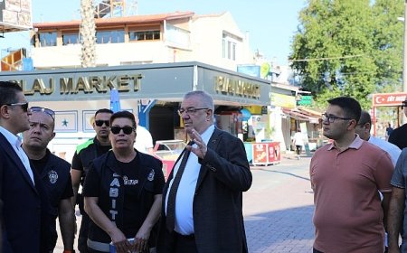 Başkan Ertaş, Akçay’da incelemelerde bulundu