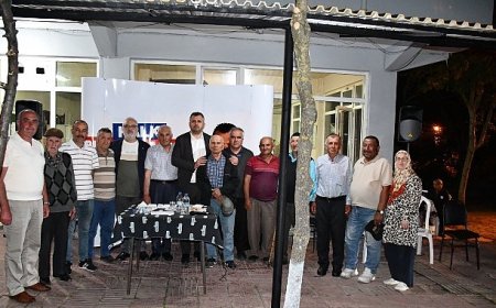 Halk toplantıları Bahçedere ile devam etti