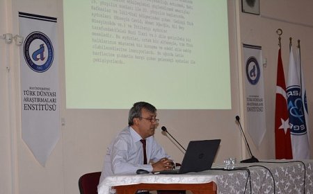 EÜ’de “Dünden Bugüne Türk Dünyasında Ortak Alfabe Meselesi’’ konuşuldu