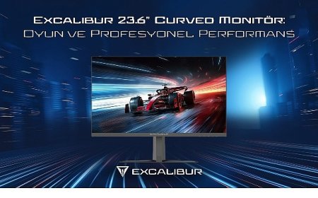 Casper Excalibur 23.6” Curved Monitör’ünü Satışa Sundu