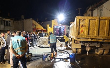 1200’lük Çelik Boru Arızası Kısa Sürede Giderildi…