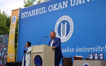 Okan’da mezuniyet sevinci