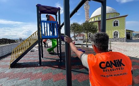 Canik’te Yeni Parklar Hayat Buluyor